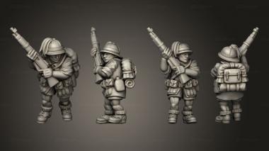 Military figurines ALTERNATIVE RIFLEMEN 20 3d model