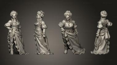 Military figurines Western Fantasy DANCER VVM HUMAN BASE 3d model