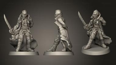 Military figurines Western Fantasy UNDEAD WAYMAN FIST 3d model
