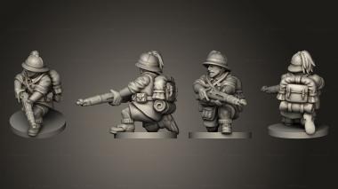 Military figurines ALTERNATIVE RIFLEMEN 22 3d model
