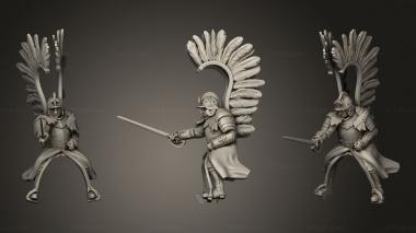 Military figurines Winged HUSSAR SWORD 3d model