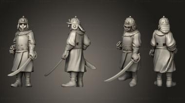 Military figurines WINGED HUSSARS ON FOOT 3d model