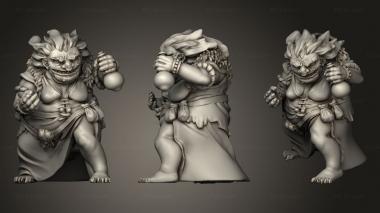 Military figurines Witch Hunters 3d model
