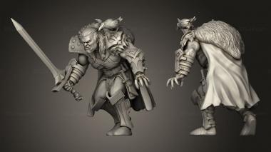 Military figurines Witcher Gazzal 3d model