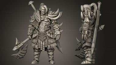 Military figurines Witcher Vol Kron 3d model