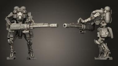 Military figurines Terrain BATTLE DROID SCORCHER UNIT 3d model