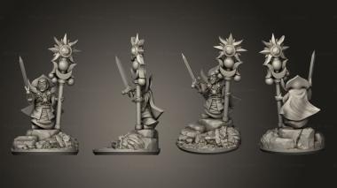 Military figurines Wizards wizard 3d model