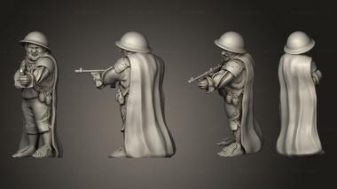Military figurines Wizards bies winston 3d model