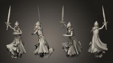 Military figurines WRAITH UNIT 3d model