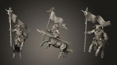 Military figurines FLAT 3d model