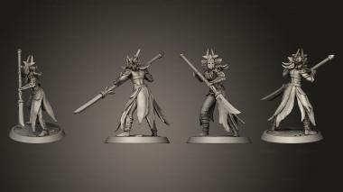 Military figurines Amazon Light Spear Stance 3d model