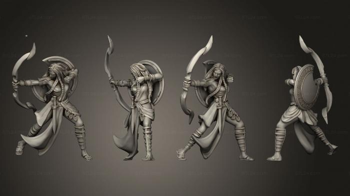 Military figurines (Amazon 01, STKW_2417) 3D models for cnc