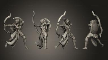 Military figurines Amazon 01 3d model