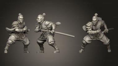 Military figurines Zipped RONIN 3d model