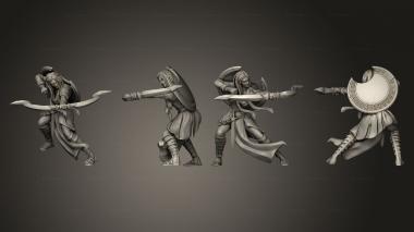 Military figurines Amazon 02 3d model