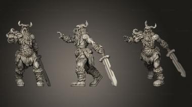 Military figurines Zombie 3d model