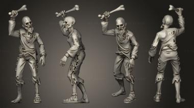 Military figurines Zombies Zombie 3d model
