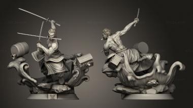 Military figurines zoro 3d model
