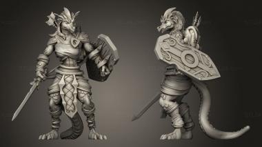 Military figurines Zorseth The Fighter 3d model