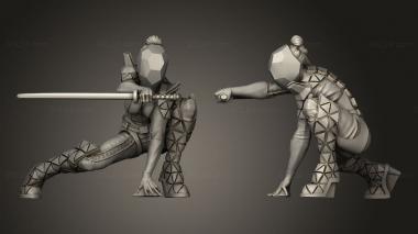 Military figurines Kamikaze Fans 3d model