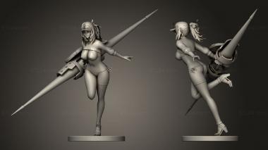Military figurines yan Reos Mysterious Heroine 3d model