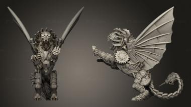 Military figurines DELUXE Clockwork Manticore 3d model