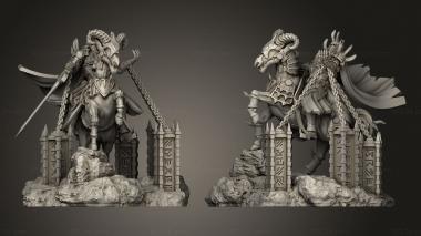Military figurines Abaddon 3d model