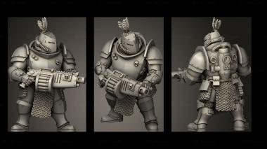 Military figurines Abhumans Abhuman 3d model