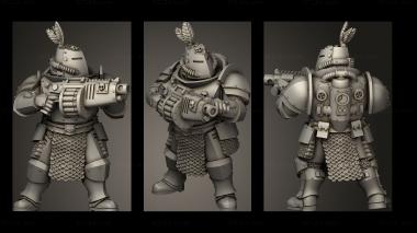 Military figurines Abhumans Abhuman 3d model