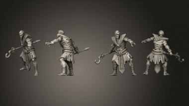 Military figurines Ancient Guard B Staff 1 3d model