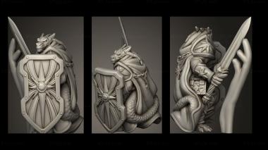 Military figurines ADVEN DRAGON Paladin PALA 3d model