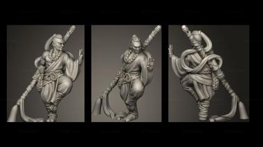 Military figurines ADVEN MONKMAN 3d model
