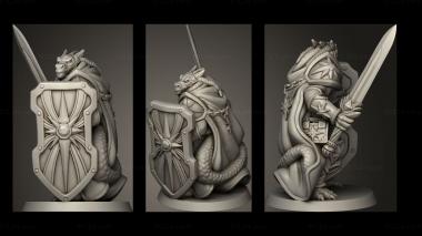 Military figurines ADVENT DRAGON Paladin 3d model