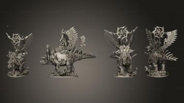 Military figurines Ancient Kuakuauitl with Vortex 3d model