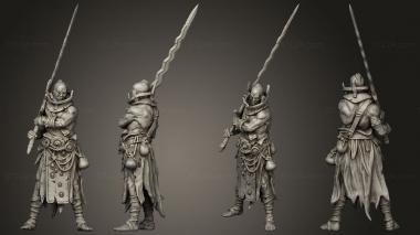 Military figurines Adventurers Vendel 3d model