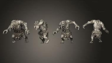 Military figurines Ancient Ogre 3d model