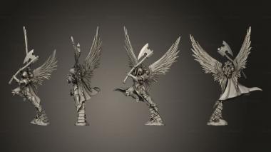 Military figurines Angel A 06 3d model