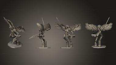 Military figurines Angel Of Glory One Single 3d model