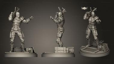 Military figurines Agent Poison 3d model