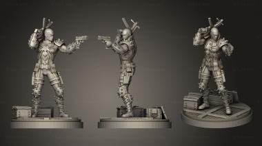 Military figurines Agent Poison 3d model