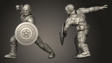 Military figurines agent washington action 3d model