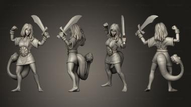 Military figurines Fimir 3d model