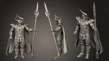 Military figurines agosto odin 3d model