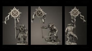 Military figurines COMMAND 3d model