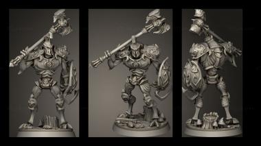 Military figurines Gah Rit the Crusher 3d model