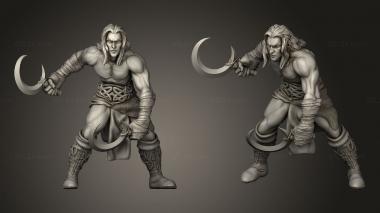 Military figurines Cursed Sidhe Hunter 3d model