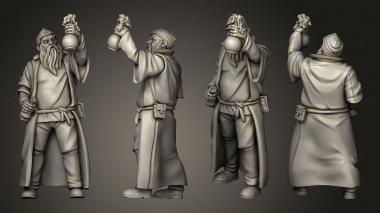 Military figurines Alchemist 3d model