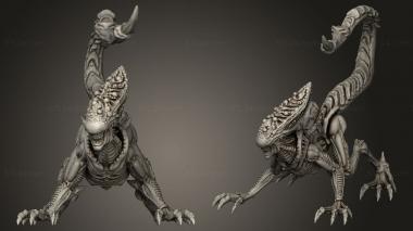 Military figurines ALIEN LETHAL STALKER 3d model