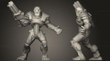 Military figurines Blastatrons 3d model