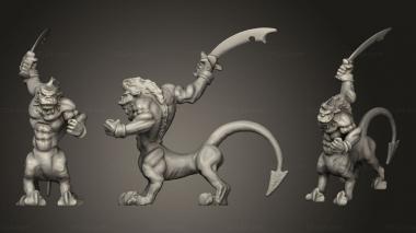 Military figurines Brunak 3d model